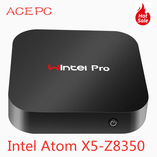 Mini PC Windows10 Wintel Pro Atom Intel Quad Core X5-Z8350 1.84GHz 4GB/64GB Dual 2.4G/5G WIFI 100M LAN Desktop Computers PC mini